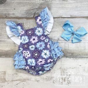 Pete+Lucy blooms romper 18-24M